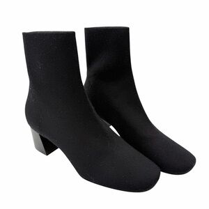 NEW Everlane Black Textile Knit The‎ Glove Heel Boot in Size 8.5